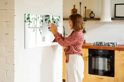 Magnetisk rittavla växtblad