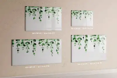 Magnetisk rittavla växtblad