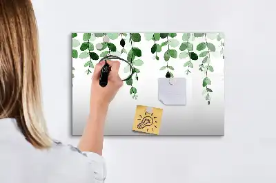 Magnetisk rittavla växtblad
