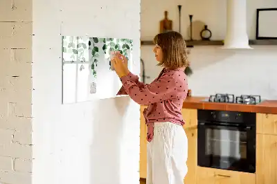 Magnetisk rittavla växtblad