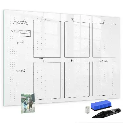 Veckoschema magnetisk rittavla