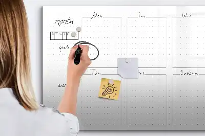 Veckoschema magnetisk rittavla