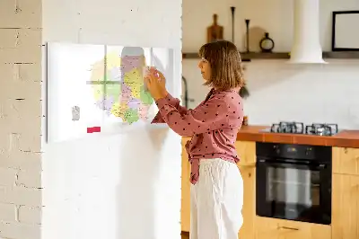 Magnetisk rittavla karta över Polen