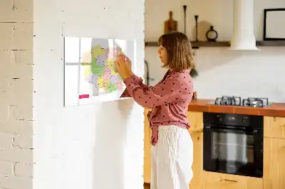 Magnetisk rittavla karta över Polen