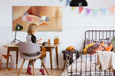 Magnetisk tavla med penna abstrakt vågmönster