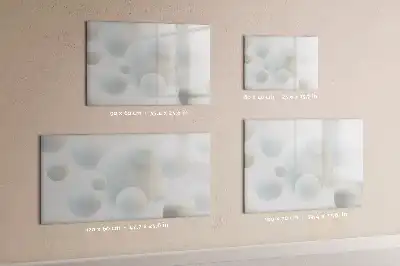Magnetisk tavla med penna och motiv av sfärabstraktion