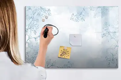 Magnetisk rittavla växtskiss