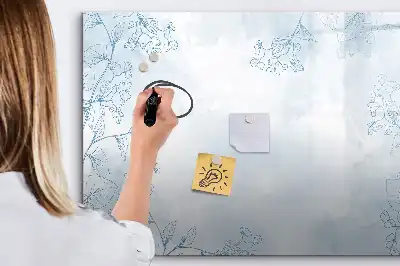 Magnetisk rittavla växtskiss