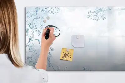Magnetisk rittavla växtskiss