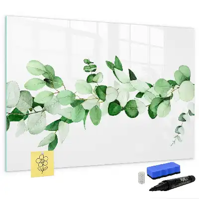 Magnetisk tavla med penna växtgrenar