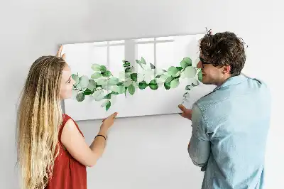 Magnetisk tavla med penna växtgrenar