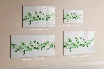 Magnetisk tavla med penna växtgrenar