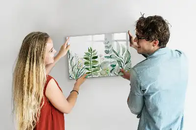 Magnetisk rittavla akvarellblad