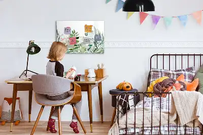 Magnetisk rittavla akvarellblad