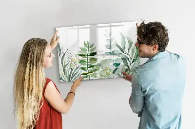 Magnetisk rittavla akvarellblad