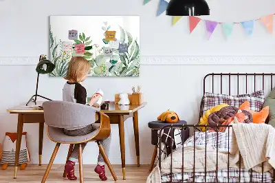 Magnetisk rittavla akvarellblad