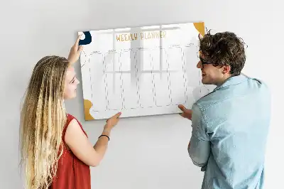 Veckoplanerare magnetisk rittavla