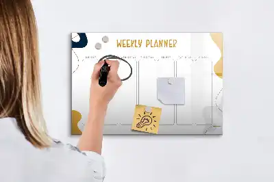 Veckoplanerare magnetisk rittavla