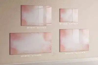 Magnetisk tavla med penna rosa marmor