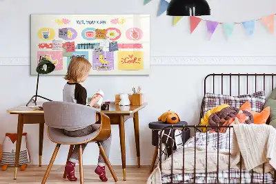 Skolplanerare magnetisk tavla med penna