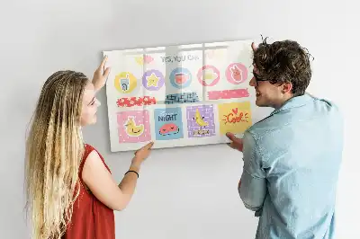 Skolplanerare magnetisk tavla med penna