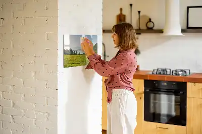 Magnetisk tavla med penna berg och slätt