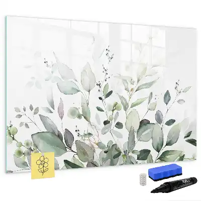 Magnetisk rittavla med växtbladmönster
