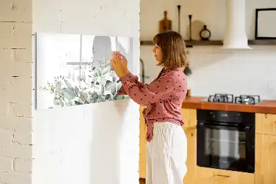 Magnetisk rittavla med växtbladmönster