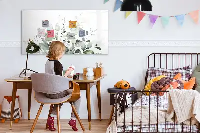 Magnetisk rittavla med växtbladmönster