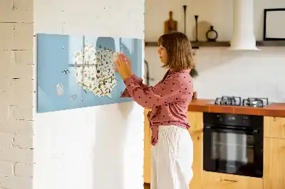 Magnetisk rittavla med karta över polska djur