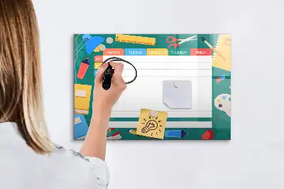 Magnetisk rittavla lektionsschema