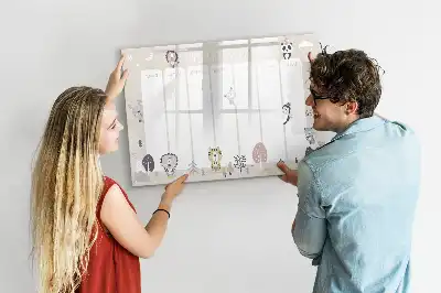 Veckoschema magnetisk rittavla