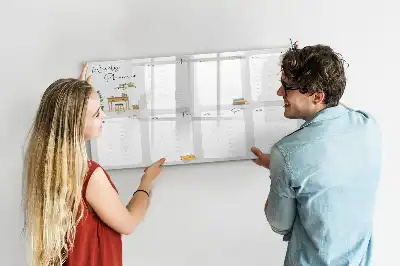 Magnetisk rittavla mysig veckoplanerare