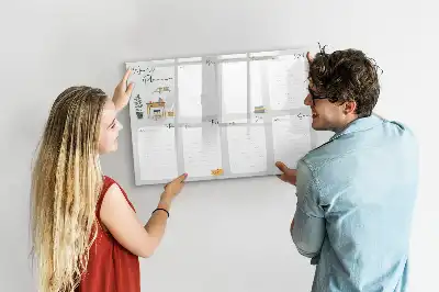 Magnetisk rittavla mysig veckoplanerare