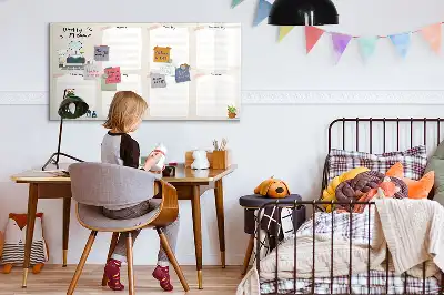 Veckoplanerare magnetisk tavla med penna