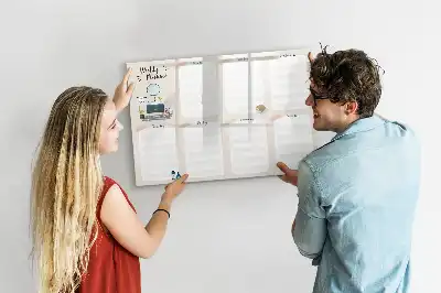 Veckoplanerare magnetisk tavla med penna