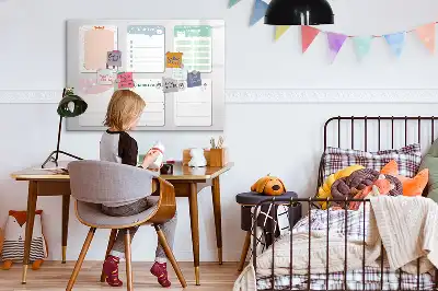 Magnetisk rittavla med färgglada anteckningar