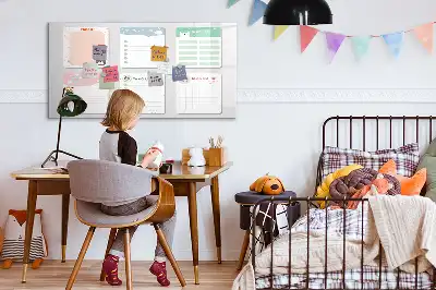 Magnetisk rittavla med färgglada anteckningar