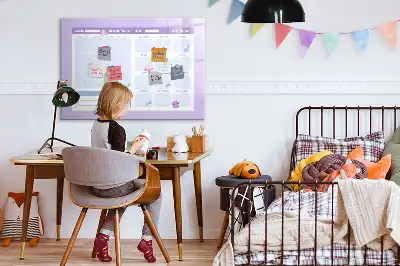 Magnetisk rittavla i rosa utförande för årsplanering