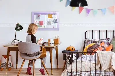 Magnetisk rittavla i rosa utförande för årsplanering