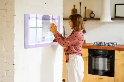 Årsplanerare med magnet rosa med tillhörande penna