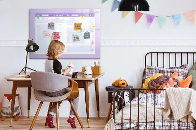 Årsplanerare med magnet rosa med tillhörande penna
