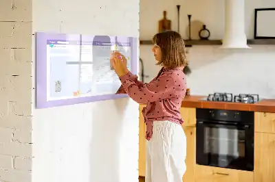 Årsplanerare med magnet rosa med tillhörande penna