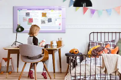 Årsplanerare med magnet rosa med tillhörande penna