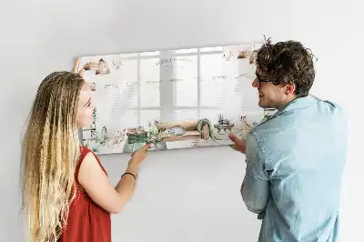 Magnetisk tavla med penna söt planerare