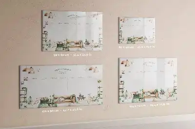 Magnetisk tavla med penna söt planerare