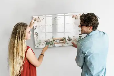 Magnetisk tavla med penna söt planerare