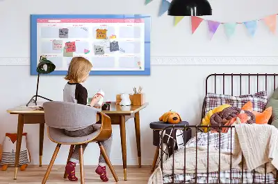 Månadsplanerare magnetisk tavla med penna