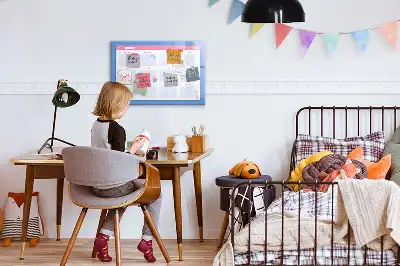 Månadsplanerare magnetisk tavla med penna