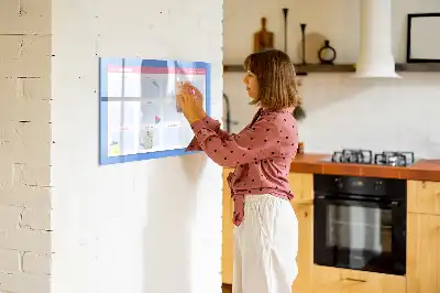 Månadsplanerare magnetisk tavla med penna